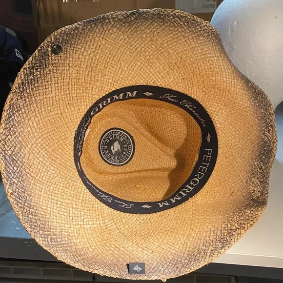 Peter Grimm Distressed Brown Bret Cowboy Hat - Picture 4 of 5